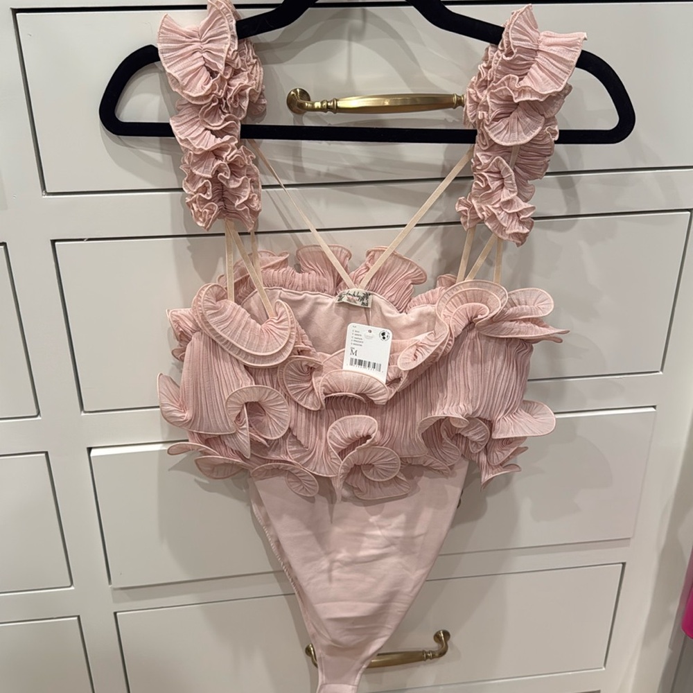 Free People For the frill of it bodysuit NWT
